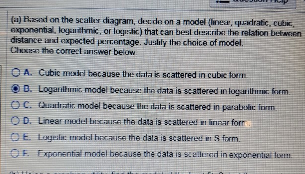 Solved The data given below represent the expected | Chegg.com