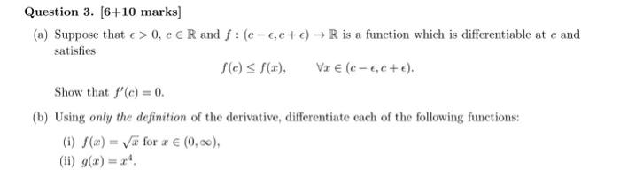 Solved Hi, Real Analysis experts. Please show full workings | Chegg.com