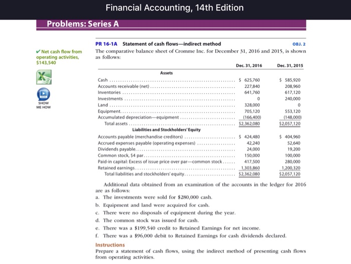 Solved Financial Accounting, 14th Edition Problems: Series A | Chegg.com