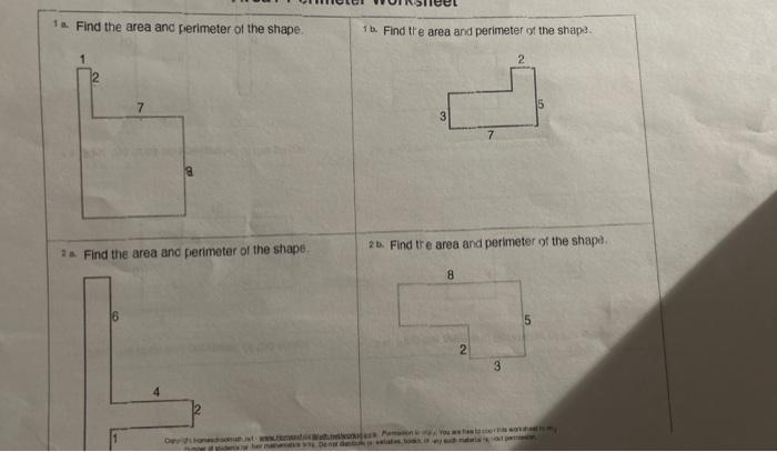 how to find the area of a shape using the perimeter