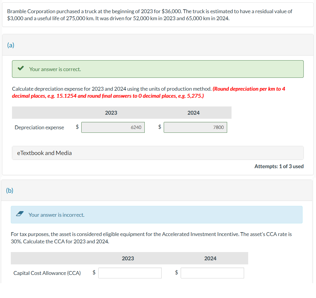 Solved ONLY NEED ANSWER FOR PART B!!! ﻿Bramble Corporation | Chegg.com