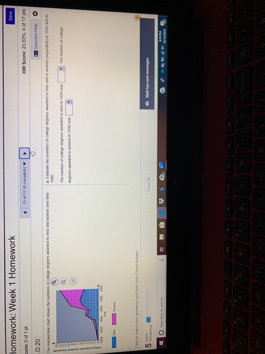 Solved Save Homework: Week 1 Homework core: 0 of 1 pt ..D.20 | Chegg.com