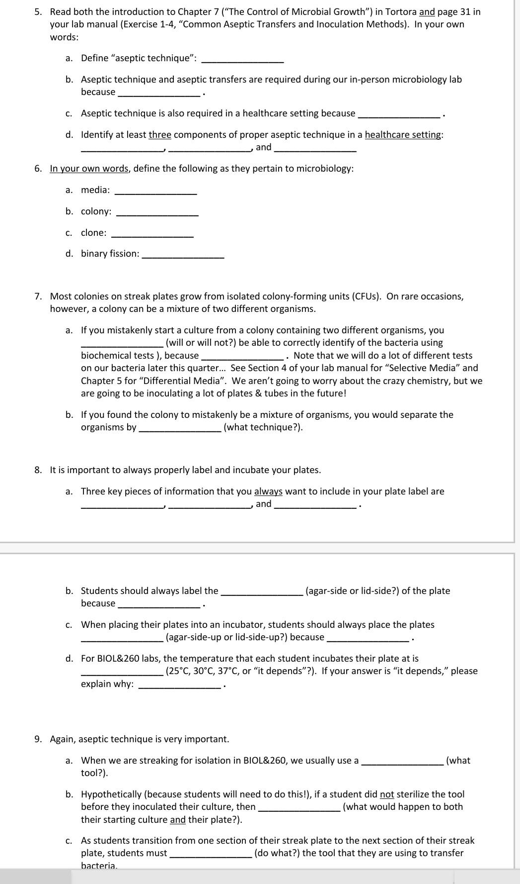 Solved 5. Read both the introduction to Chapter 7 (