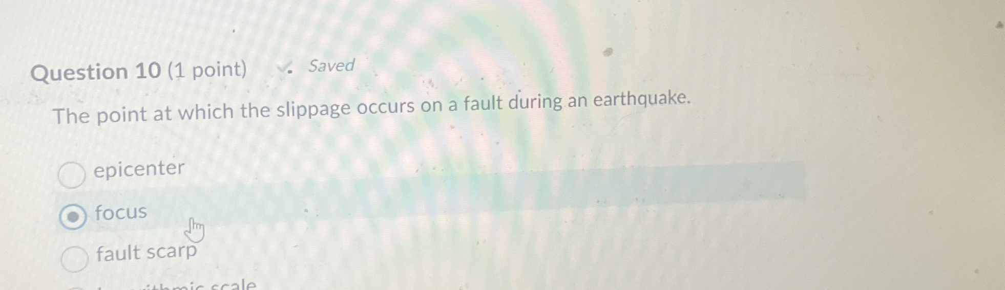 Solved Question 10 (1 ﻿point)SavedThe point at which the | Chegg.com