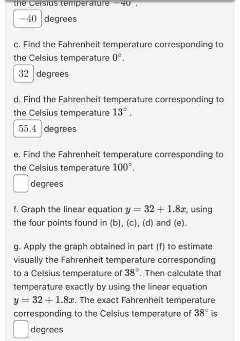 Solved Measuring Temperature. The two most commonly used