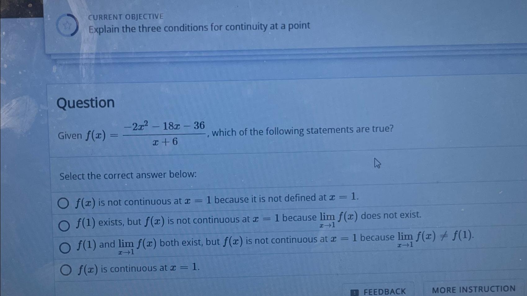 Solved CURRENT OBJECTIVEExplain the three conditions for | Chegg.com