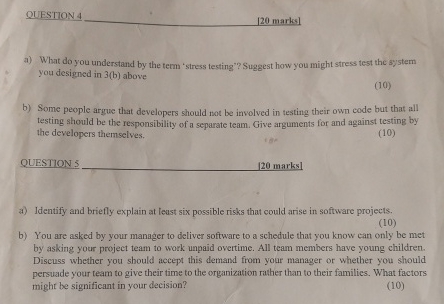Solved QUESTION 4[20 ﻿marks]a) ﻿What do you understand by | Chegg.com