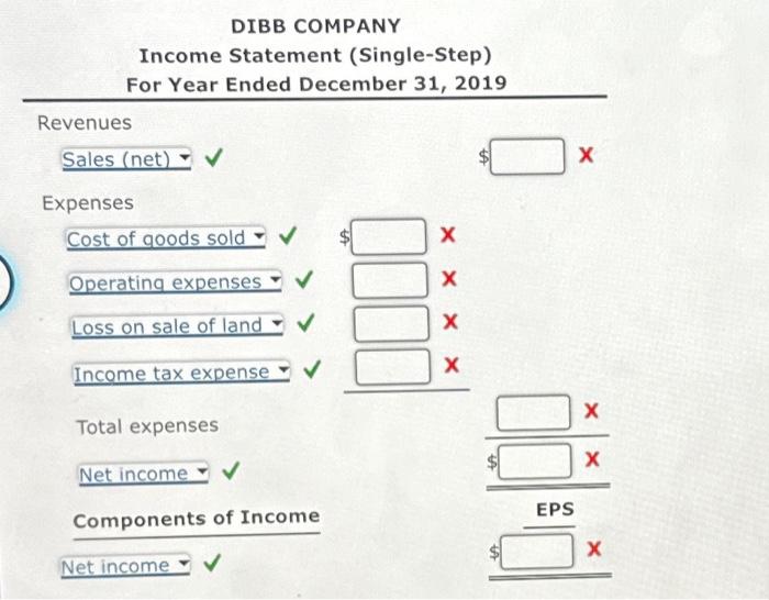 Solved Simple Income Statement You may use the attached | Chegg.com