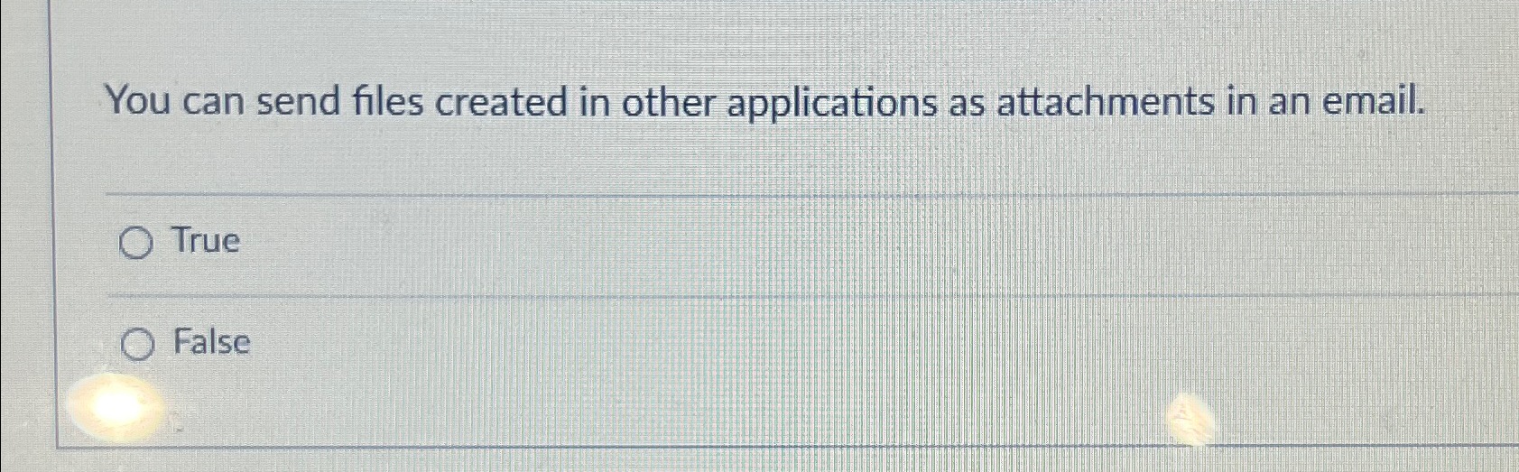 Solved You can send files created in other applications as | Chegg.com