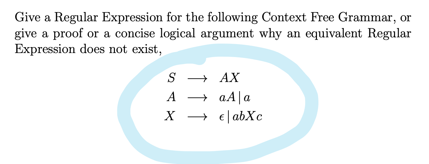 Expression From Context Math Problem Solved Give a Regular Expression for the following Context | Chegg.com