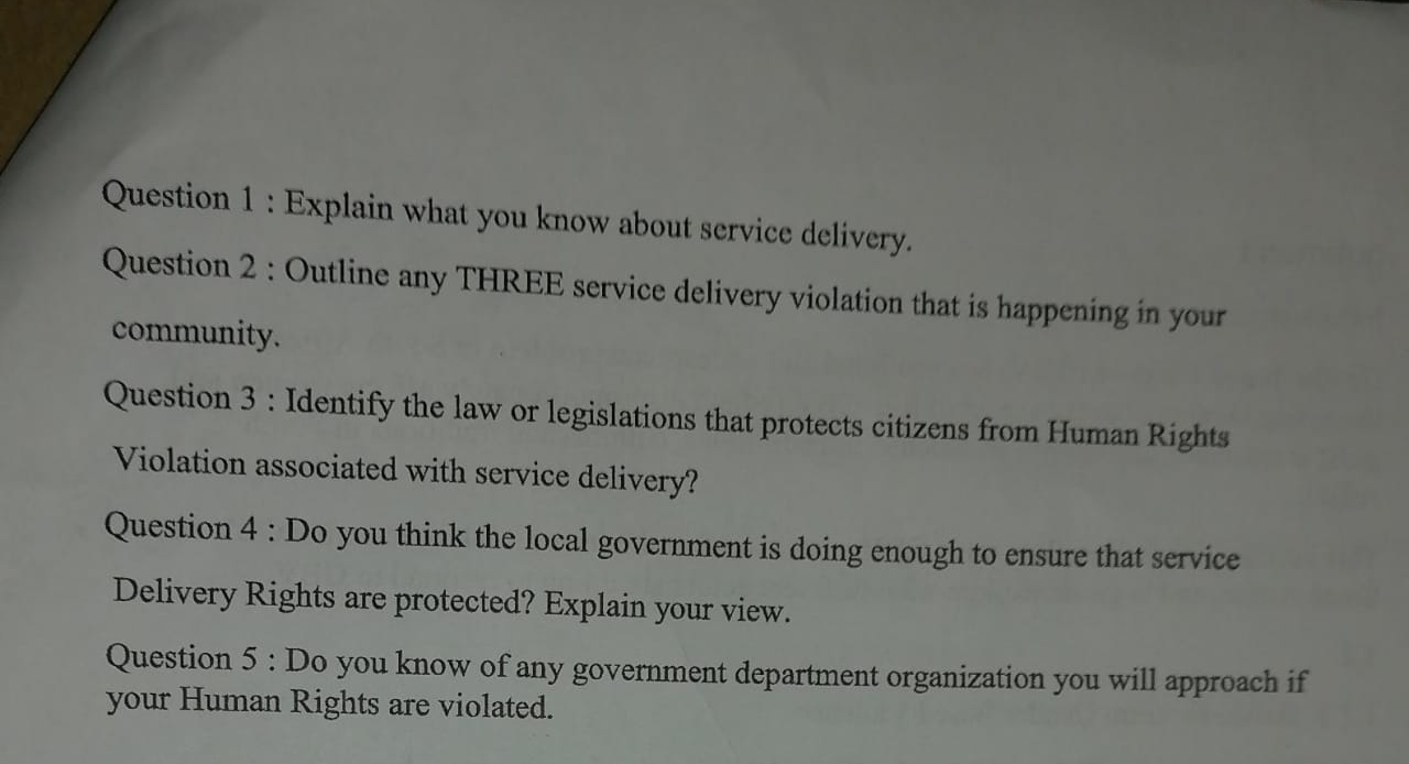 Solved Question 1 ﻿ Explain what you know about service