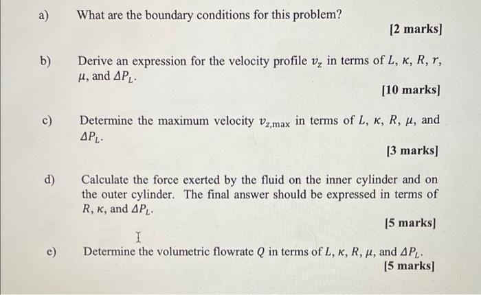 Solved Consider The Pressure-driven Flow Of An | Chegg.com