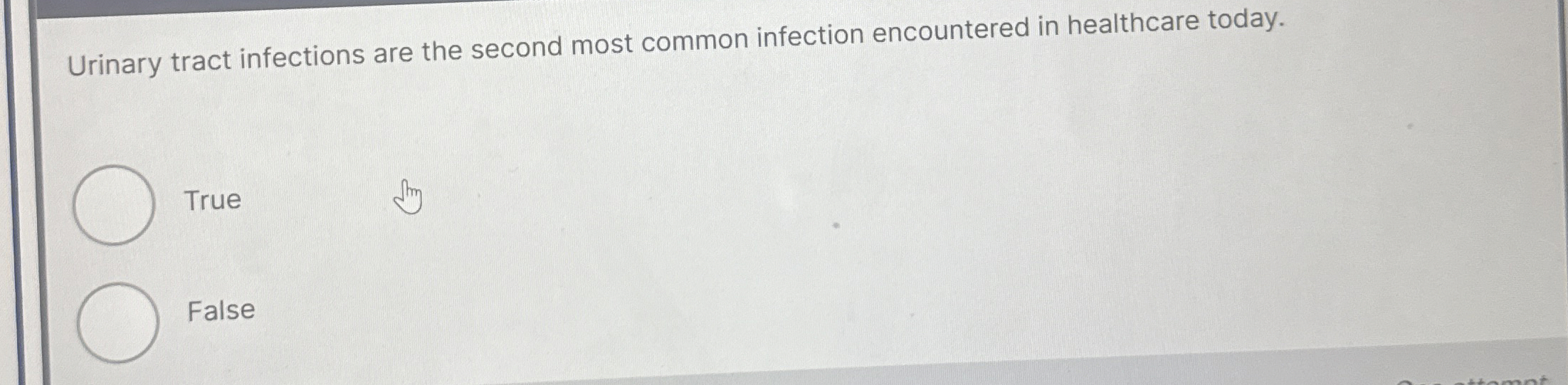 Solved Urinary tract infections are the second most common | Chegg.com