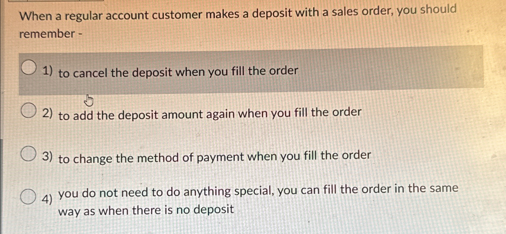 Solved When a regular account customer makes a deposit with | Chegg.com