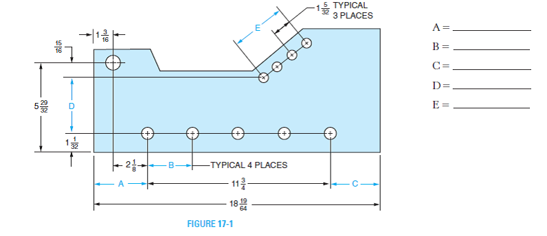 Solved: Compute Dimensions A, B, C, D, And E Of The Support Bracke ...