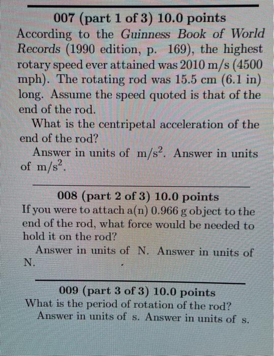 Solved 1 11 According to the Guinness Book of World Records