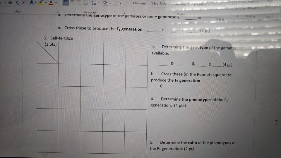 Solved Punnett Square A dihybrid cross involves a study of | Chegg.com