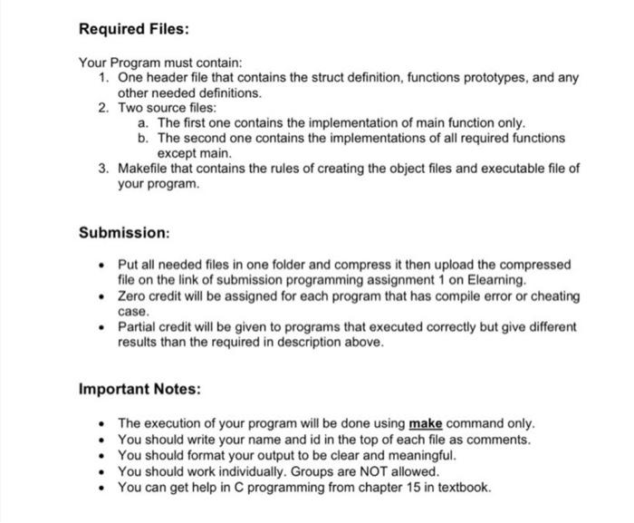 Solved Objective Develop a C program on UNIX system.
