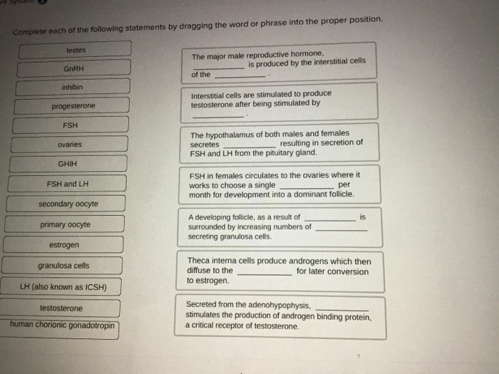 Solved Ve Sy Complete Each Of The Following Statements By Chegg