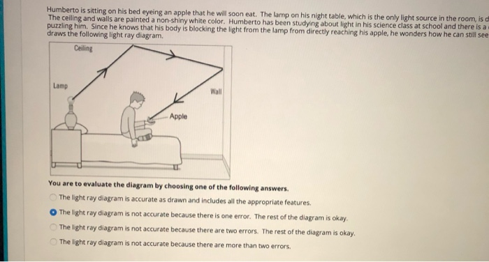 Solved Humberto Is Sitting On His Bed Eyeing An Apple That Chegg Com