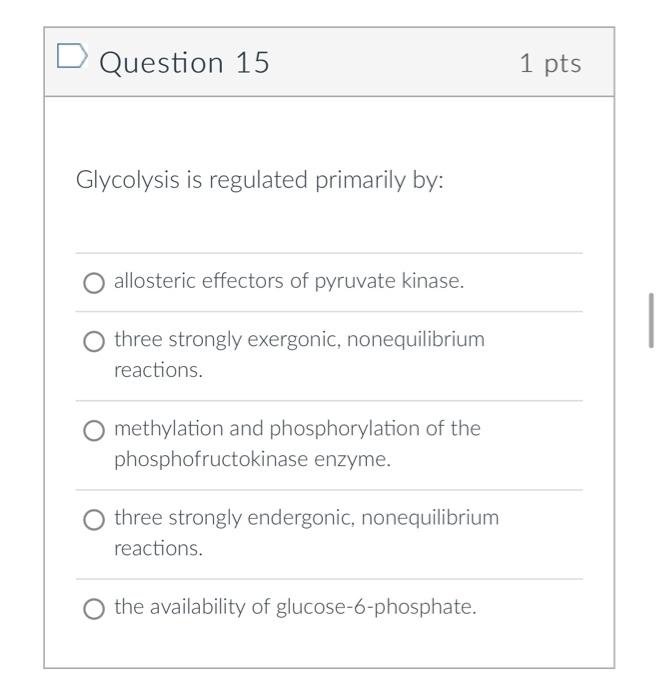 Solved D Question 13 1 pts Which of the following does NOT | Chegg.com
