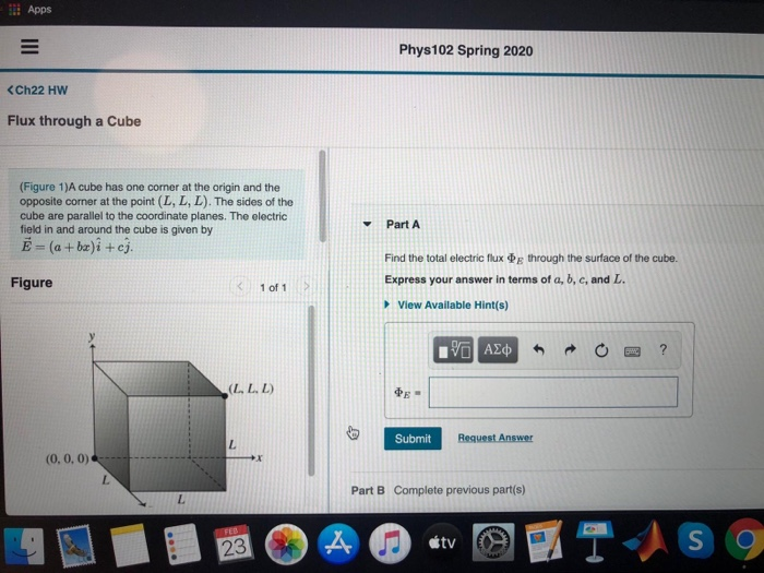 Solved Apps = Phys102 Spring 2020 | Chegg.com