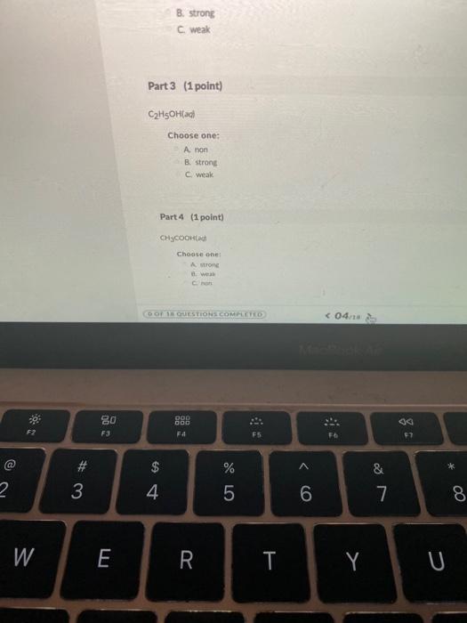 Solved 03 Question 4 points) See 359 Solutions of sodium | Chegg.com