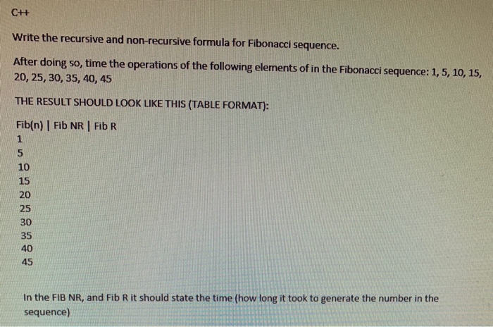 Solved CH Write the recursive and non-recursive formula for | Chegg.com