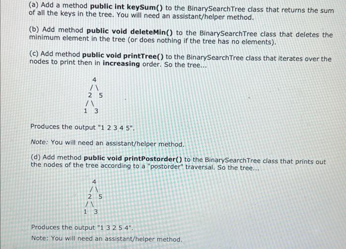 Solved In this problem, you will write some Java code for | Chegg.com