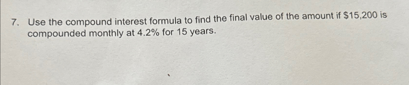 Solved Use the compound interest formula to find the final | Chegg.com