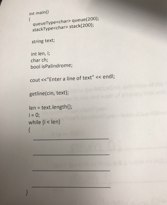 Solved 2. (30 pts) Write a program that reads a line of | Chegg.com
