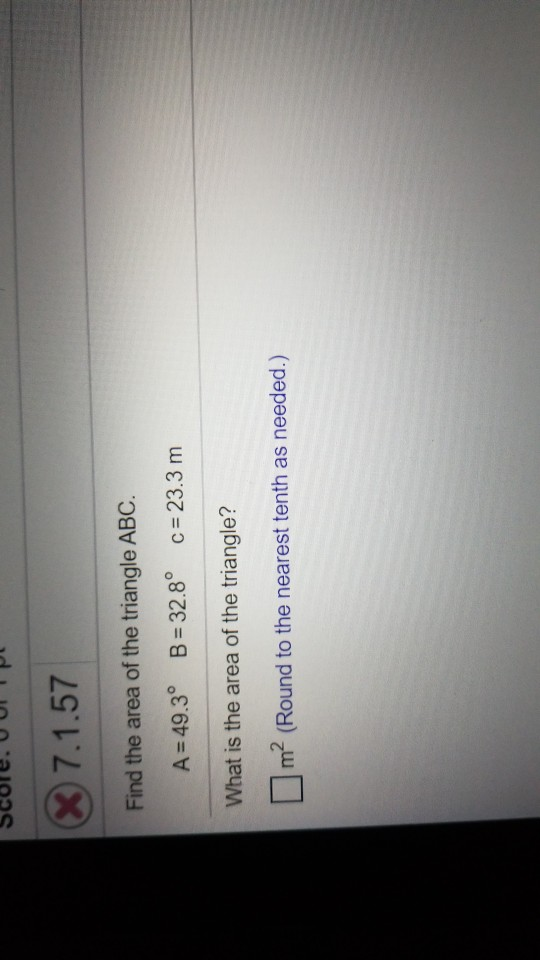 Solved 6 of 10 (7 complete) Score: 0 of 1 pt 7.1.39 A | Chegg.com