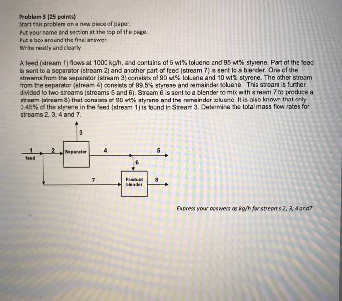 Solved Problem 3 (25 Points) Start This Problem On A New | Chegg.com