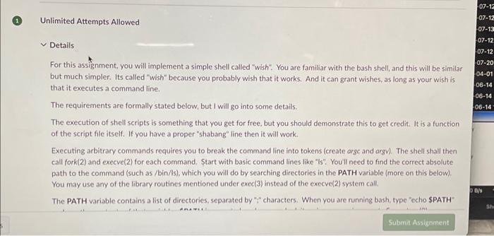 Solved Details For this assignment, you will implement a | Chegg.com