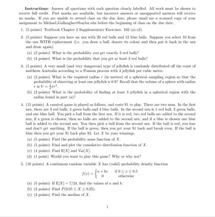 Solved Instructions: Answer all questions with each question | Chegg.com