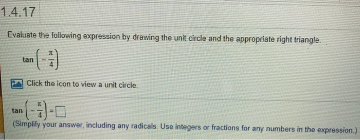 Solved 1.4.17 Evaluate the following expression by drawing | Chegg.com