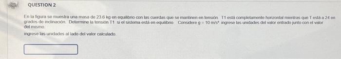 tel mismo ingrese las unidados al lado del valor calculado.