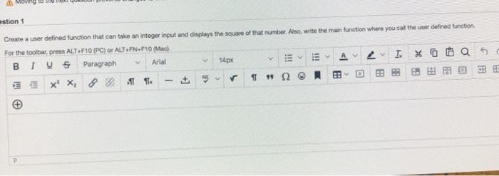 Solved estion 1 Create a user defined function that can take | Chegg.com