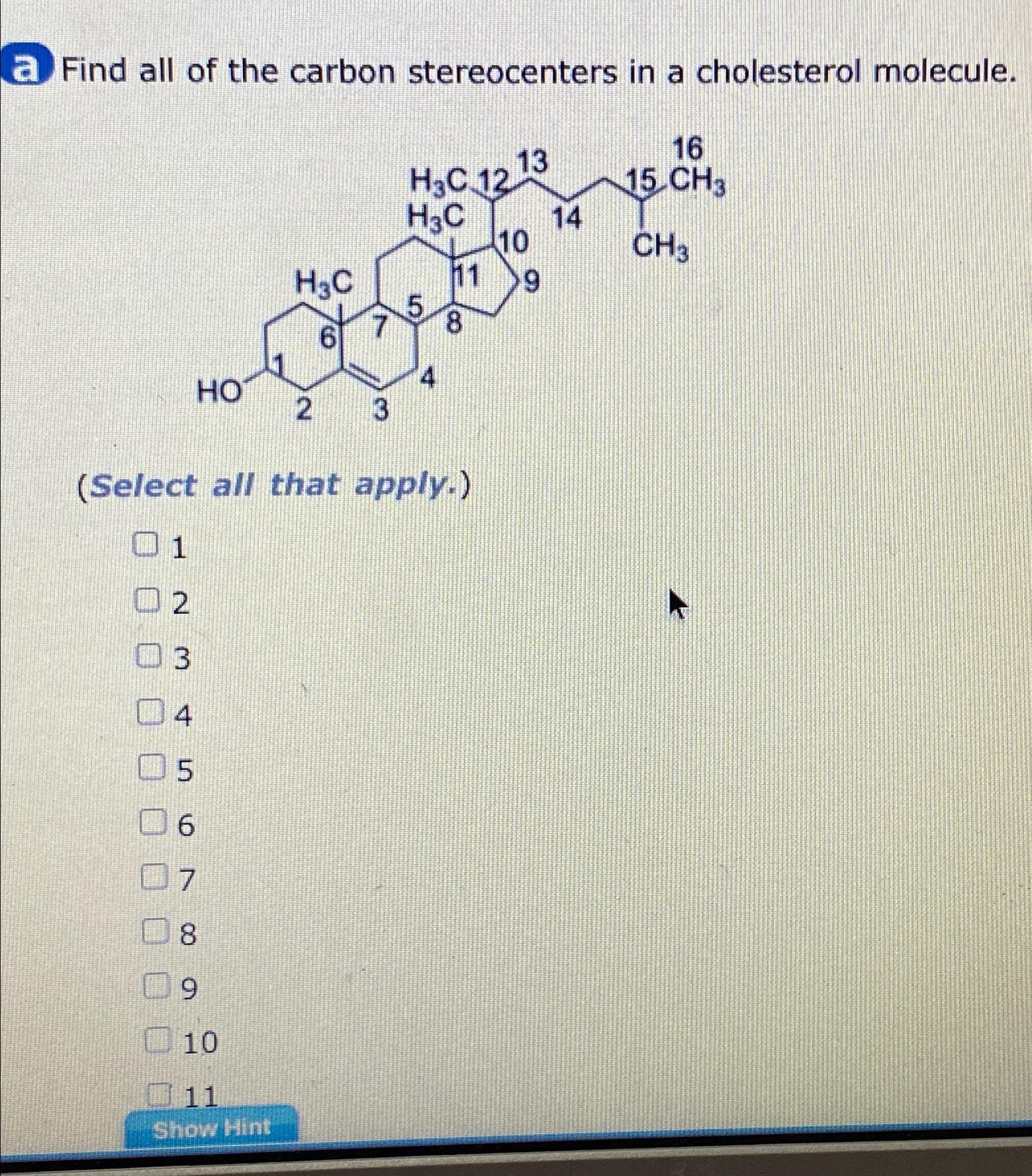Solved a Find all of the carbon stereocenters in a | Chegg.com 