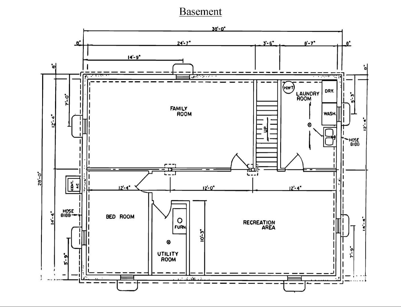 Solved 6. Residence 1 – Three bedrooms, full basement. | Chegg.com