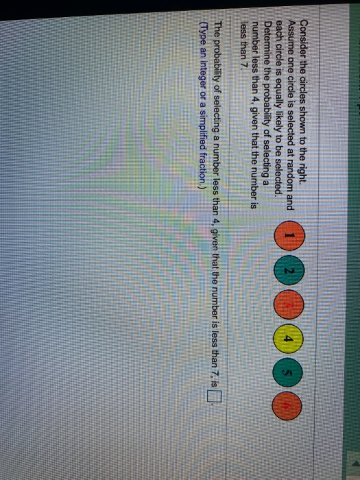 Solved 2 5 Consider the circles shown to the right. Assume | Chegg.com