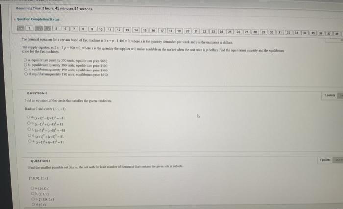 Solved Question Completion Status: 2 5 6 2 10 12 14 15 16 17 | Chegg.com