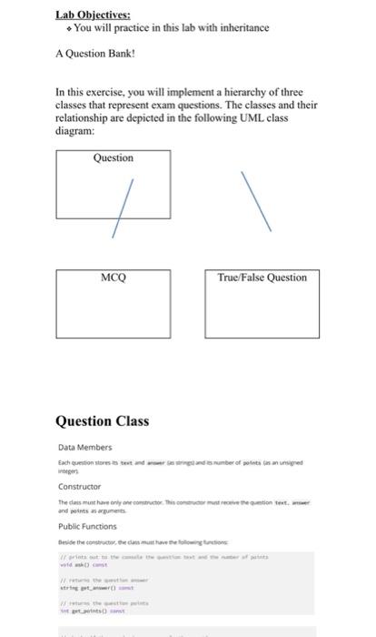 Solved Lab Objectives: - You will practice in this lab with | Chegg.com