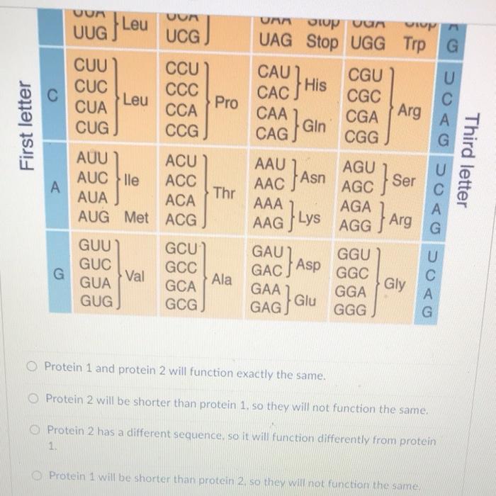 Solved Examine The Following Two DNA Sequences. Sequence 1: | Chegg.com