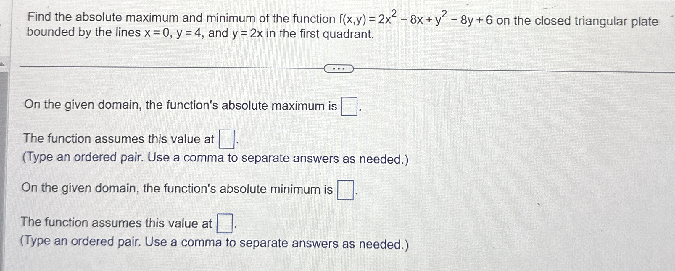 Solved Find The Absolute Maximum And Minimum Of The Funct