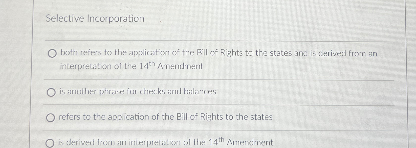 Of applying the bill of rights to the outlet states