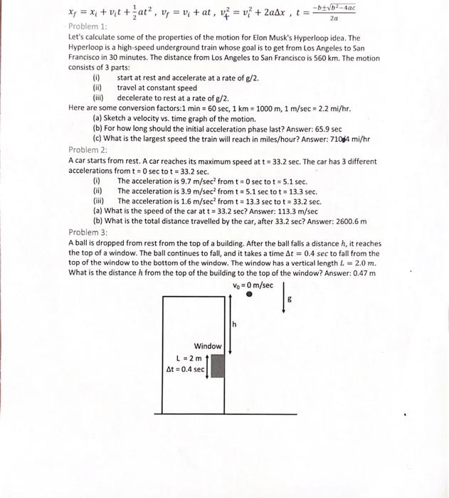 Solved Please do all the problems and show work I will Chegg