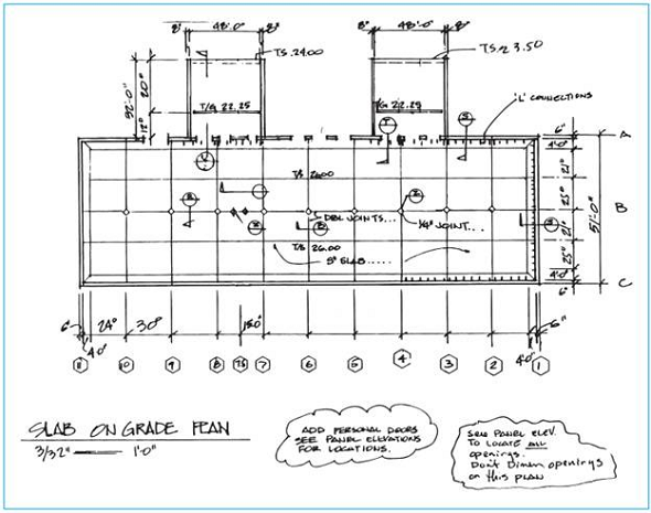 Slab On Grade Plangoal This Drawing Will Provide Direction Chegg Com