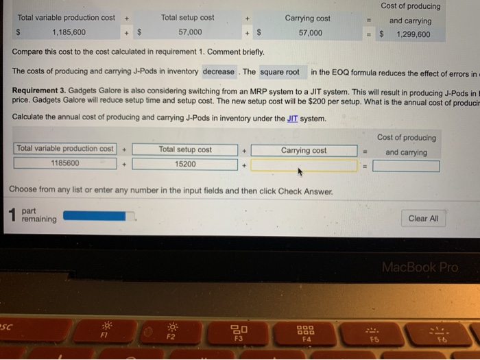 solved you can decrease the variable production costs ... Solved + + $ Cost of producing Total variable production | Chegg.com