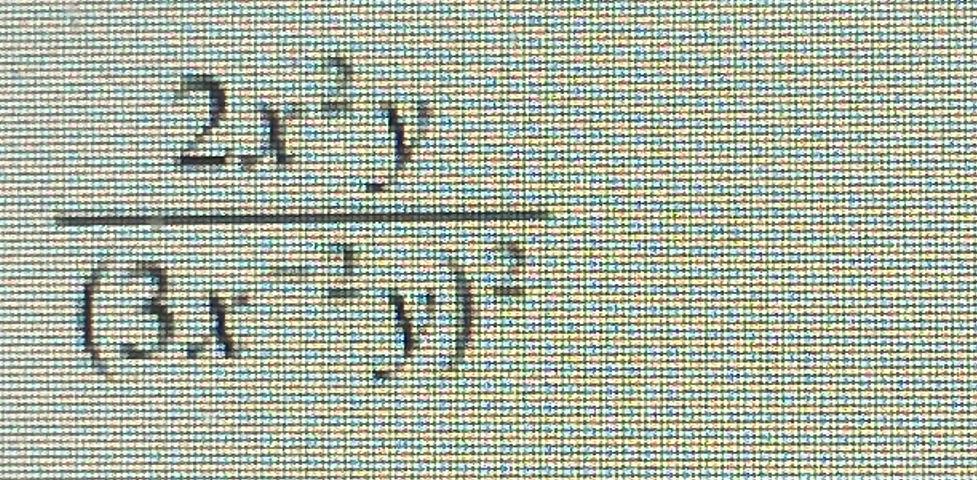 Solved 2x2y(3x-2y)2 | Chegg.com